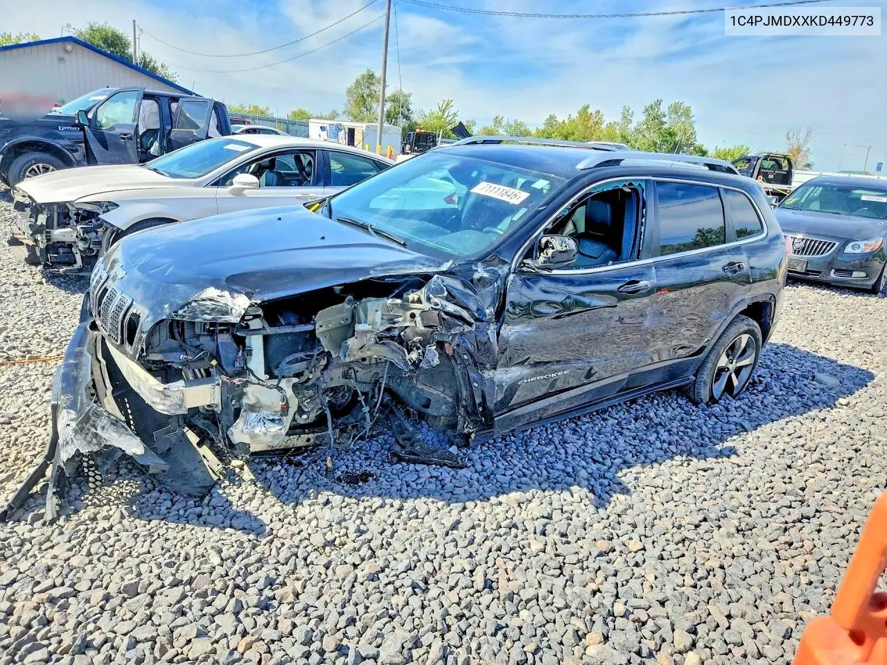 JEEP CHEROKEE 2019, VIN 1C4PJMDXXKD449773