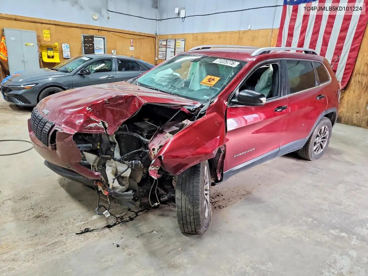 JEEP CHEROKEE 2019, VIN 1C4PJMLB5KD101224