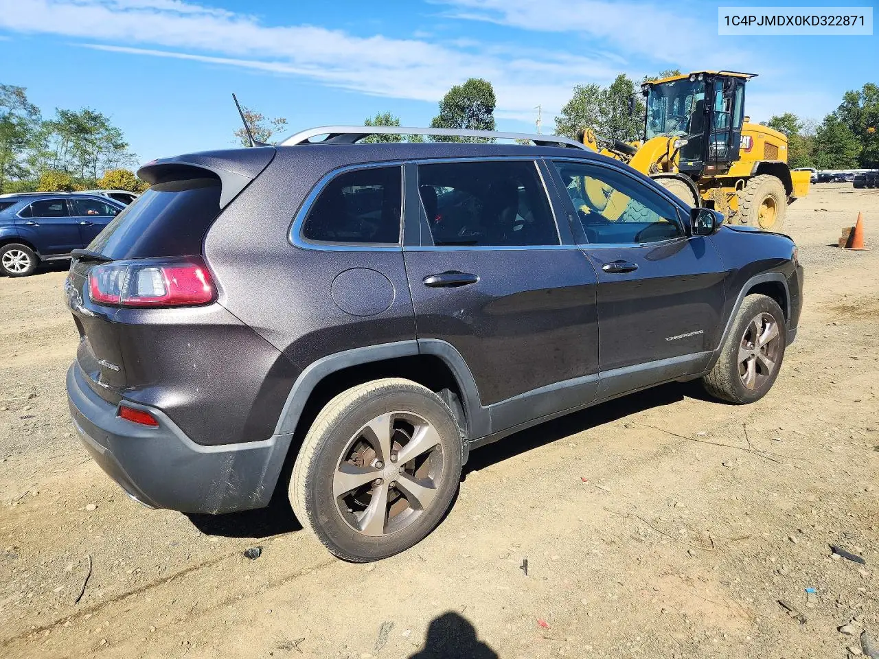 2019 JEEP CHEROKEE VIN 1C4PJMDX0KD322871 — фото 3
