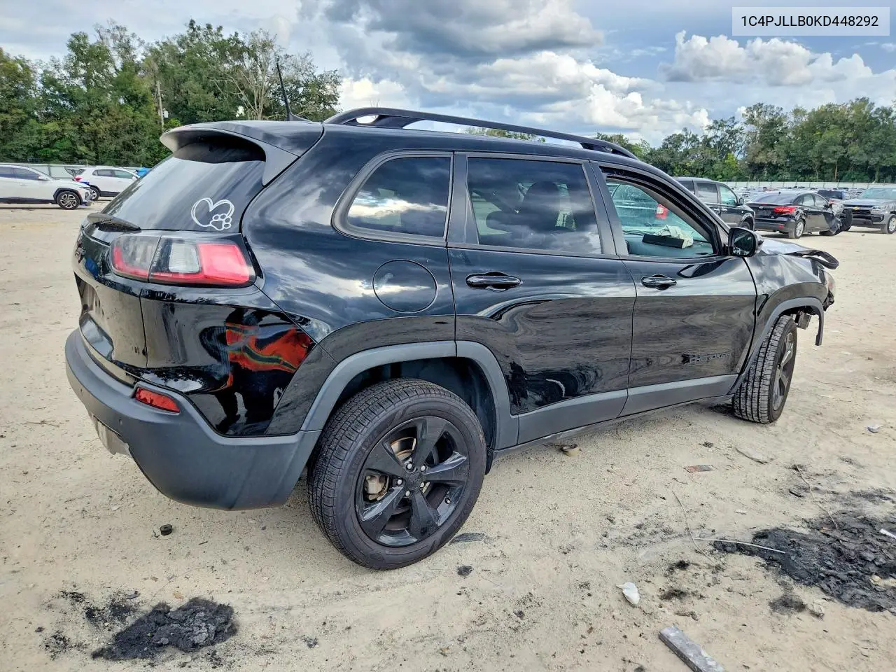 2019 JEEP CHEROKEE VIN 1C4PJLLB0KD448292 — фото 3