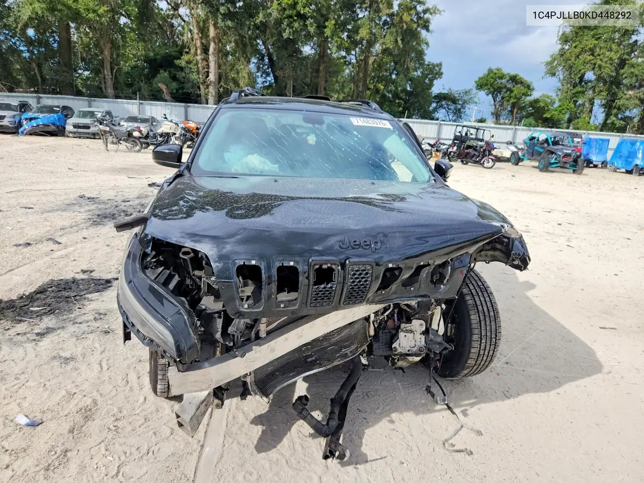 2019 JEEP CHEROKEE VIN 1C4PJLLB0KD448292 — фото 5