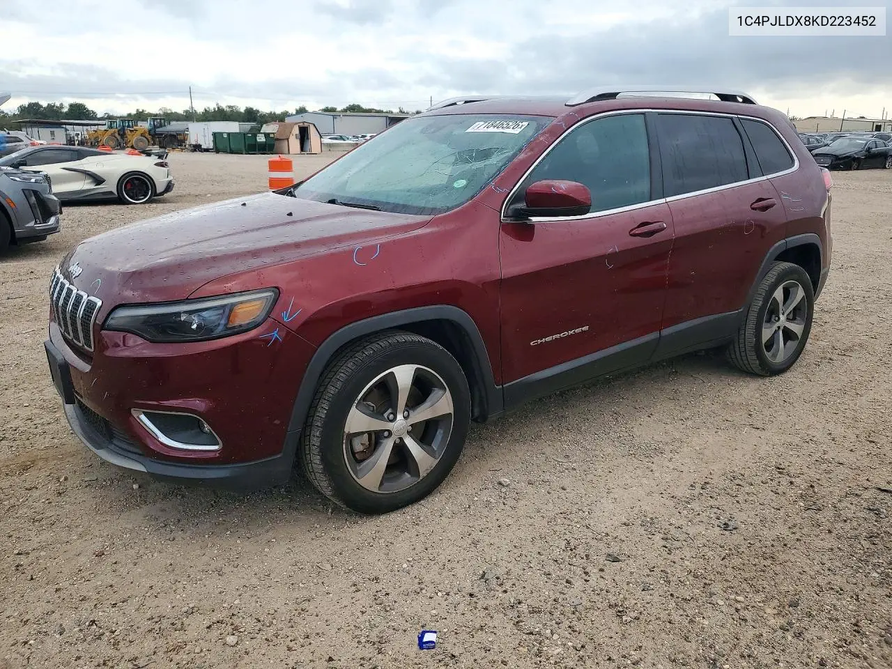 JEEP CHEROKEE 2019, VIN 1C4PJLDX8KD223452