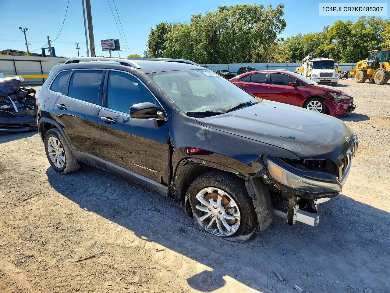 2019 JEEP CHEROKEE VIN 1C4PJLCB7KD485307 — фото 4