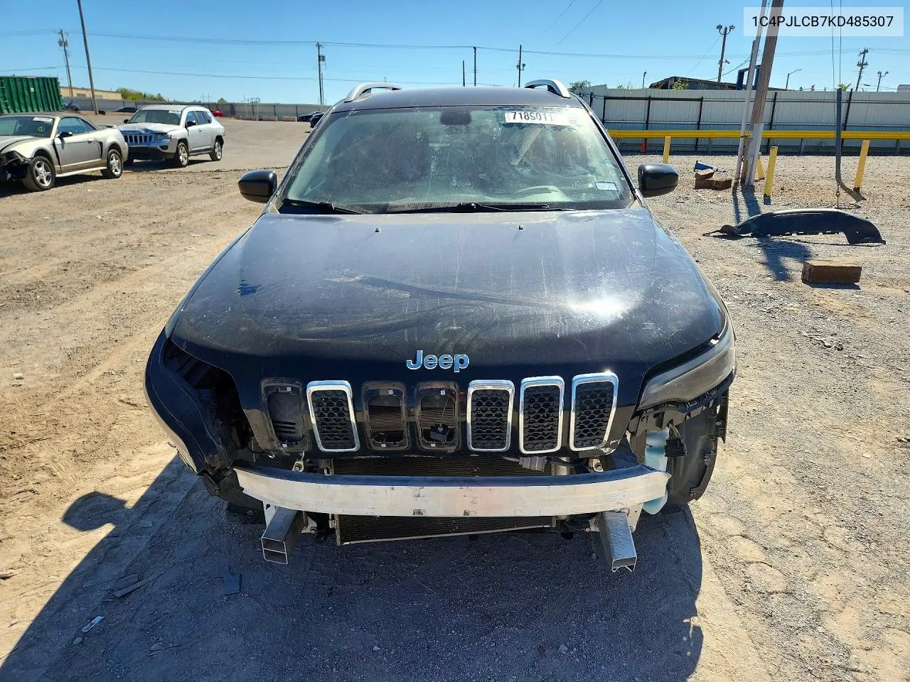 2019 JEEP CHEROKEE VIN 1C4PJLCB7KD485307 — фото 5