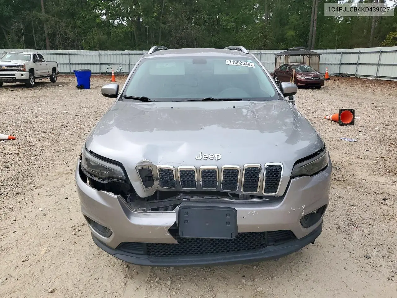 2019 JEEP CHEROKEE VIN 1C4PJLCB4KD439627 — фото 5