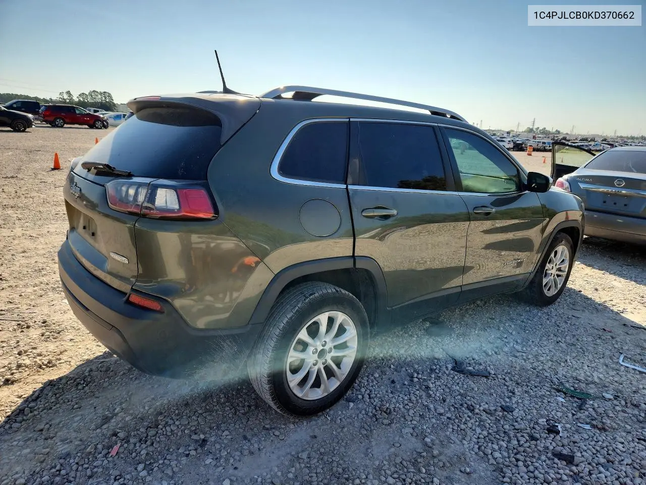 2019 JEEP CHEROKEE VIN 1C4PJLCB0KD370662 — фото 3