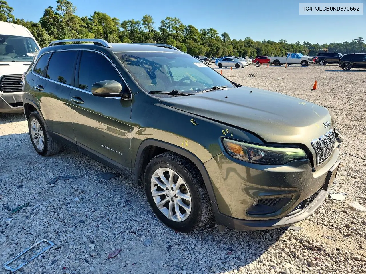2019 JEEP CHEROKEE VIN 1C4PJLCB0KD370662 — фото 4