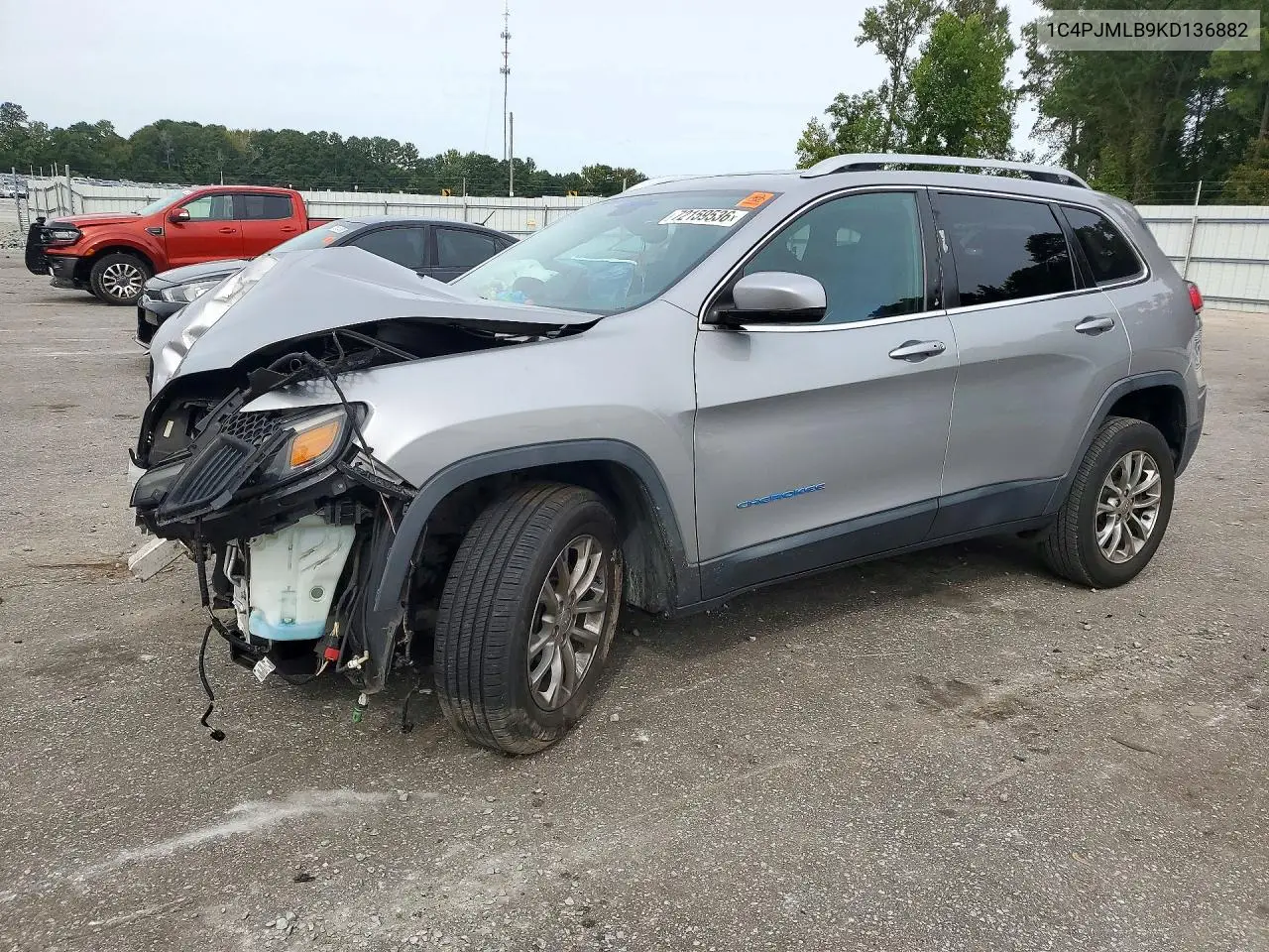 JEEP CHEROKEE 2019, VIN 1C4PJMLB9KD136882