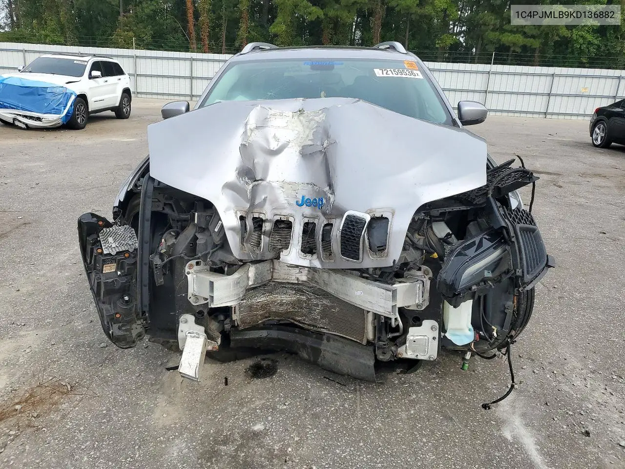 2019 JEEP CHEROKEE VIN 1C4PJMLB9KD136882 — фото 5