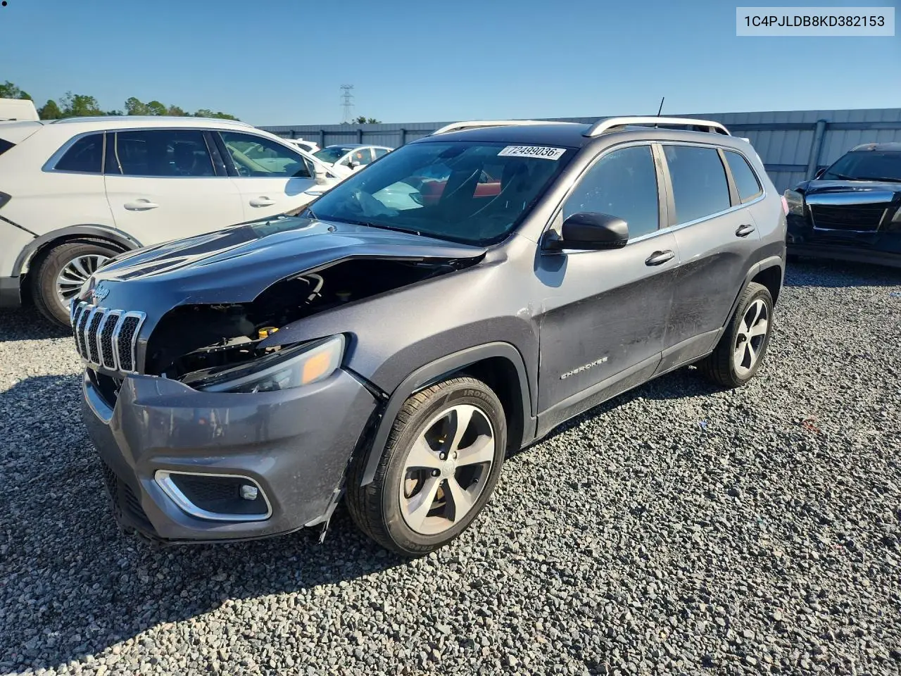 JEEP CHEROKEE 2019, VIN 1C4PJLDB8KD382153
