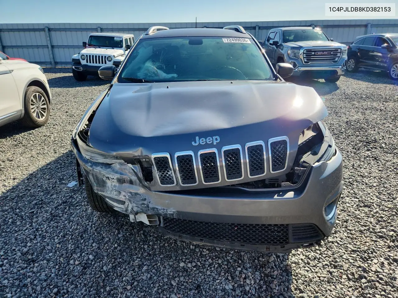 2019 JEEP CHEROKEE VIN 1C4PJLDB8KD382153 — фото 5