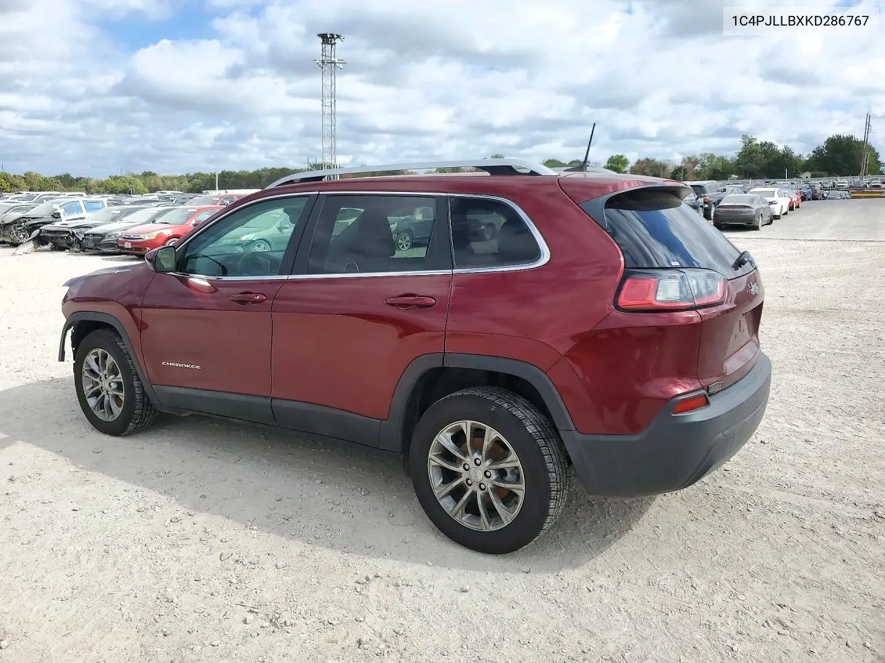 2019 JEEP CHEROKEE VIN 1C4PJLLBXKD286767 — фото 2