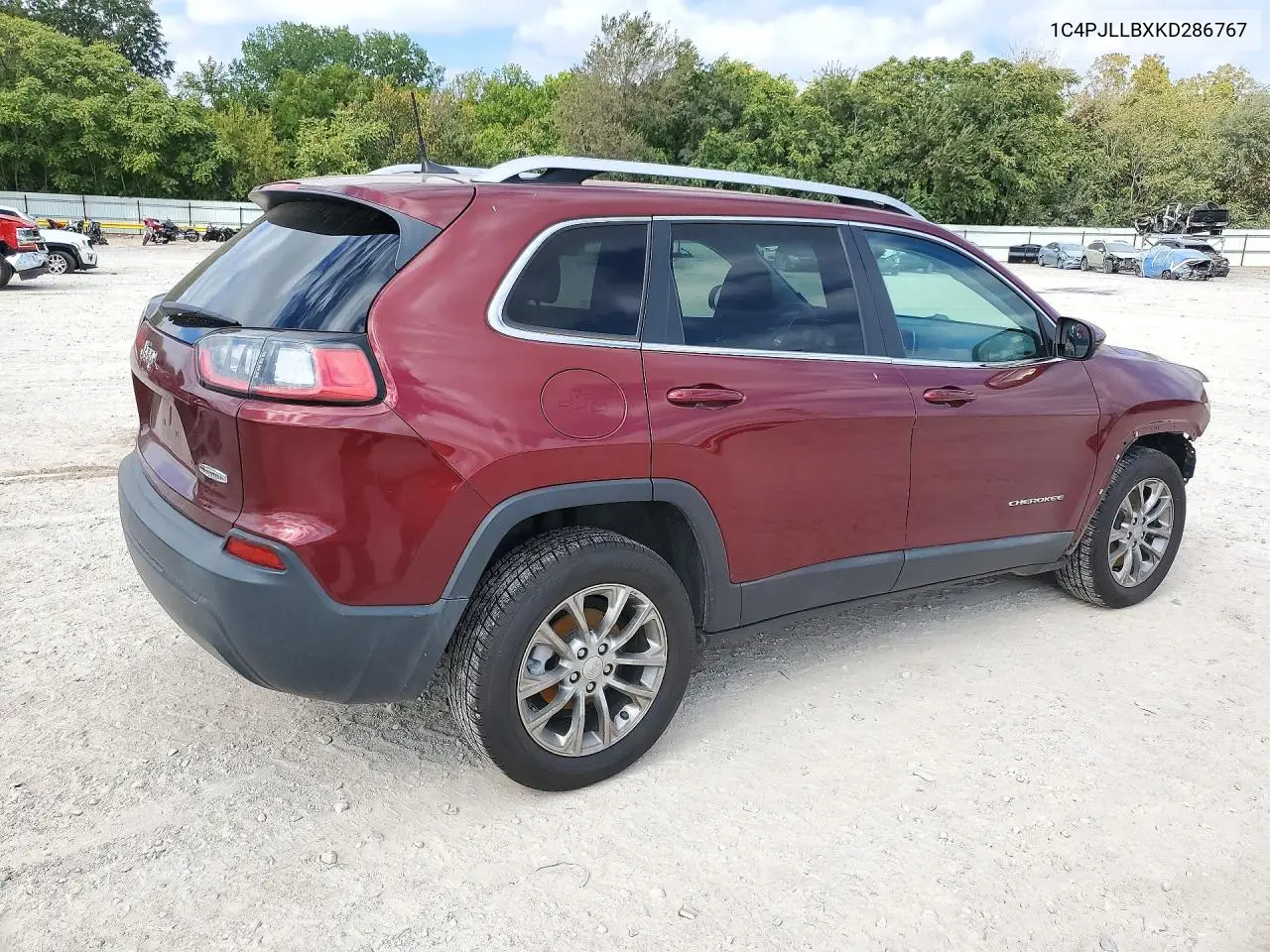 2019 JEEP CHEROKEE VIN 1C4PJLLBXKD286767 — фото 3