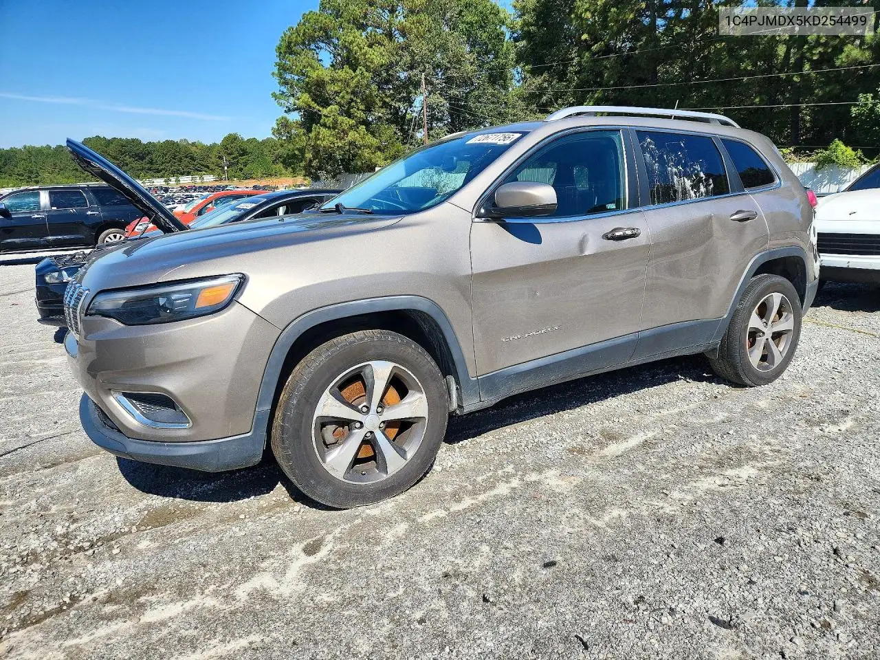 JEEP CHEROKEE 2019, VIN 1C4PJMDX5KD254499