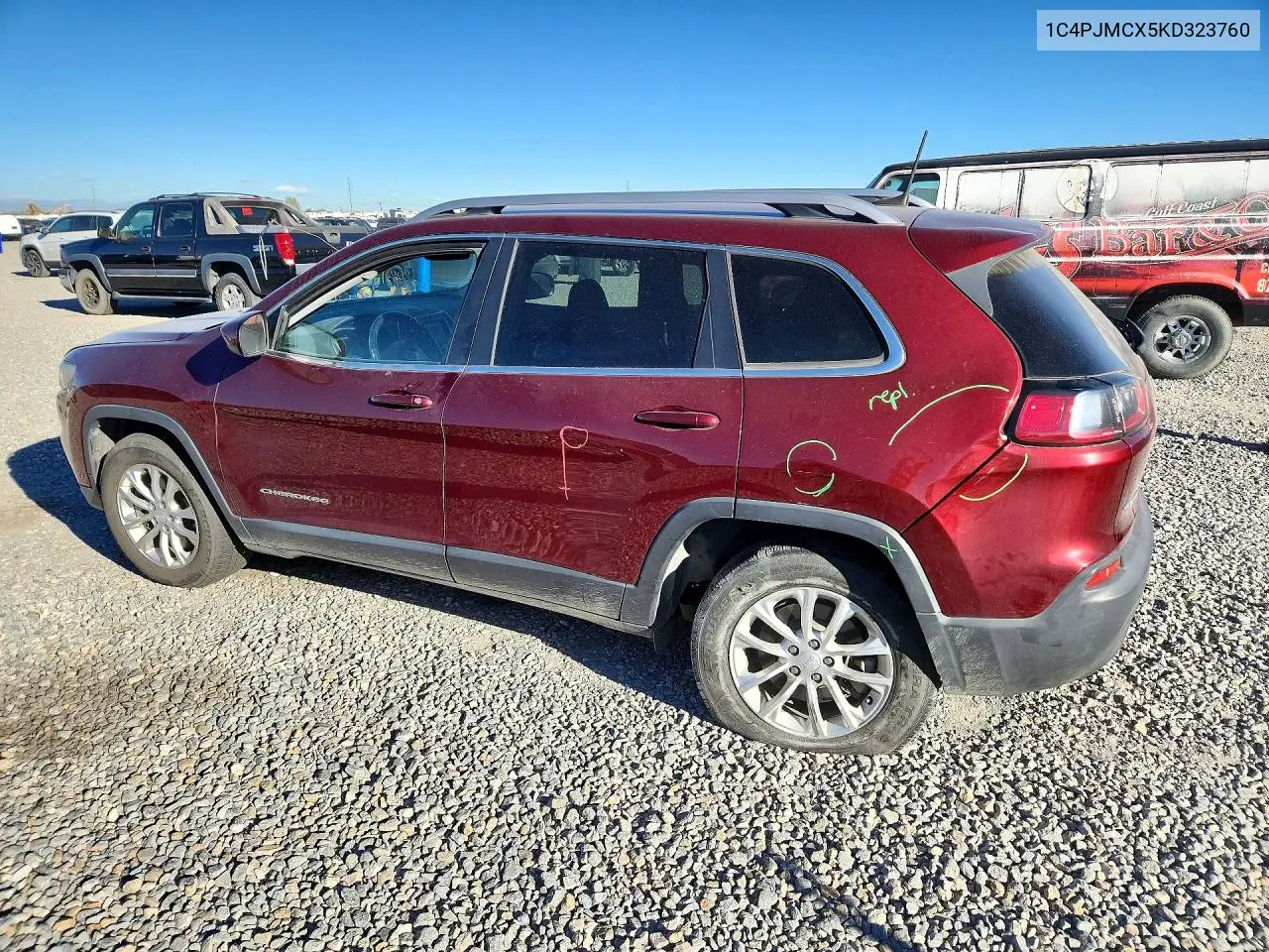 2019 JEEP CHEROKEE VIN 1C4PJMCX5KD323760 — фото 2