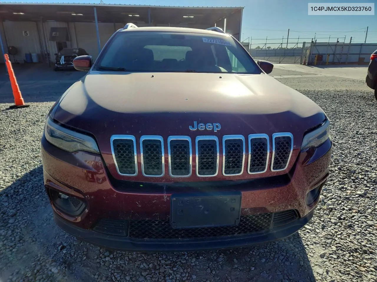 2019 JEEP CHEROKEE VIN 1C4PJMCX5KD323760 — фото 5