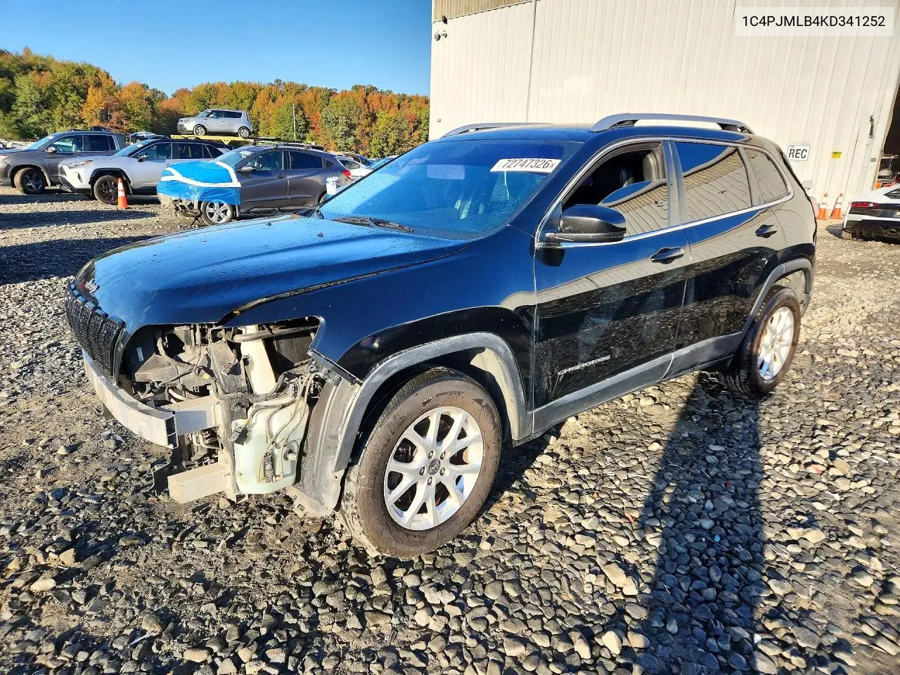 JEEP CHEROKEE 2019, VIN 1C4PJMLB4KD341252
