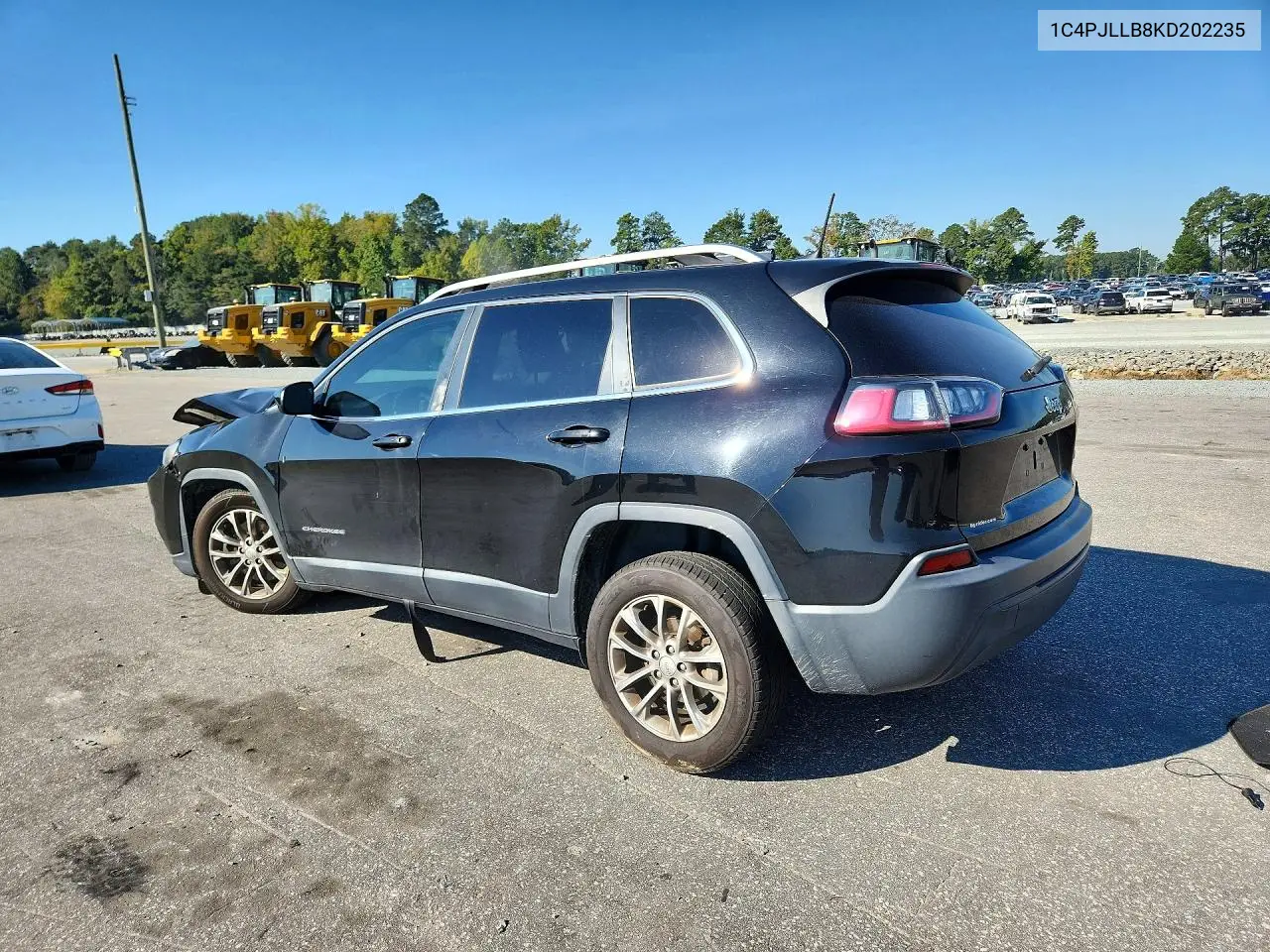 2019 JEEP CHEROKEE VIN 1C4PJLLB8KD202235 — фото 2