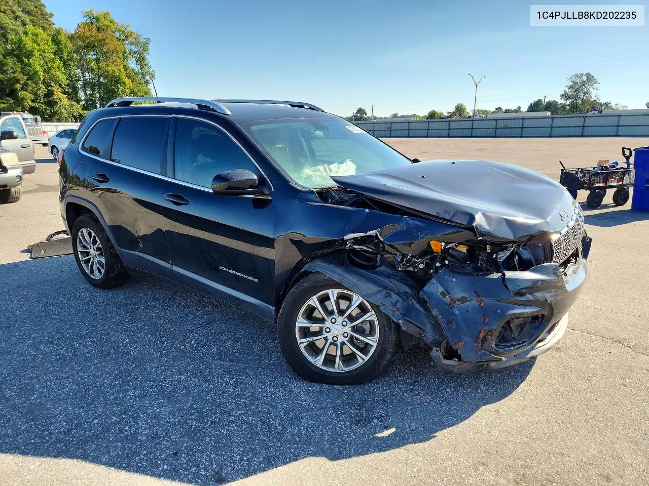 2019 JEEP CHEROKEE VIN 1C4PJLLB8KD202235 — фото 4