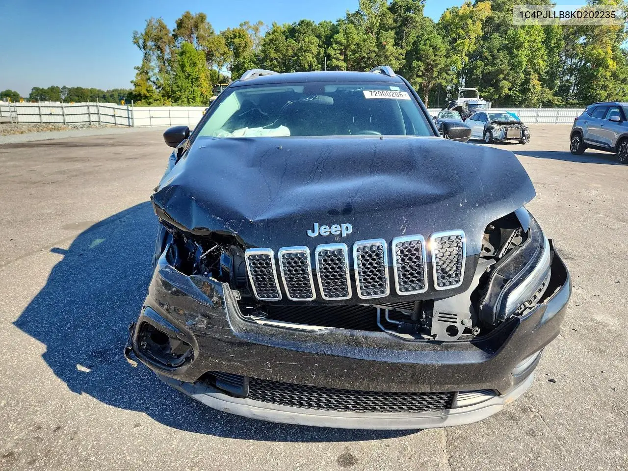 2019 JEEP CHEROKEE VIN 1C4PJLLB8KD202235 — фото 5