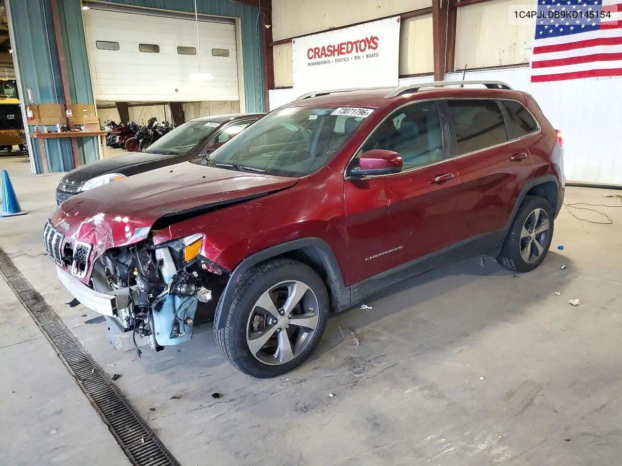 JEEP CHEROKEE 2019, VIN 1C4PJLDB9KD145154
