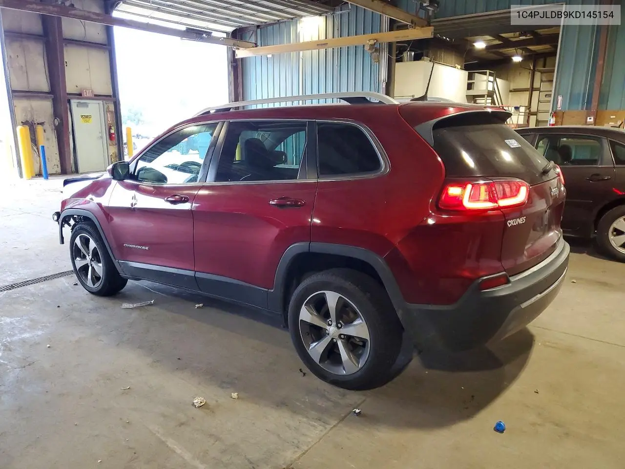 2019 JEEP CHEROKEE VIN 1C4PJLDB9KD145154 — фото 2