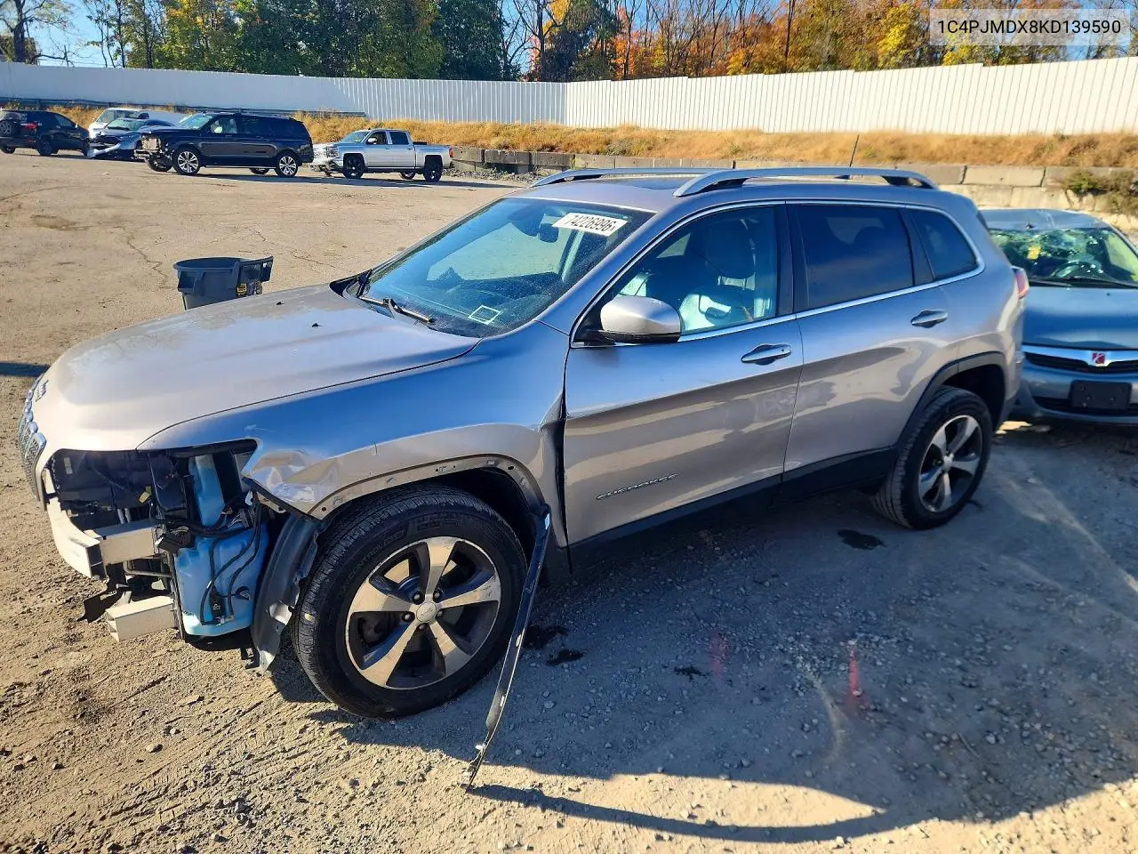 JEEP CHEROKEE 2019, VIN 1C4PJMDX8KD139590
