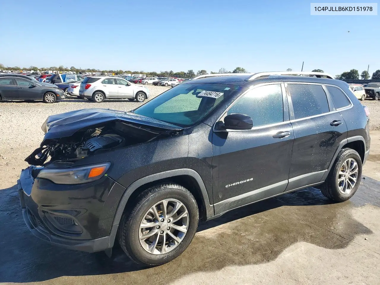 JEEP CHEROKEE 2019, VIN 1C4PJLLB6KD151978