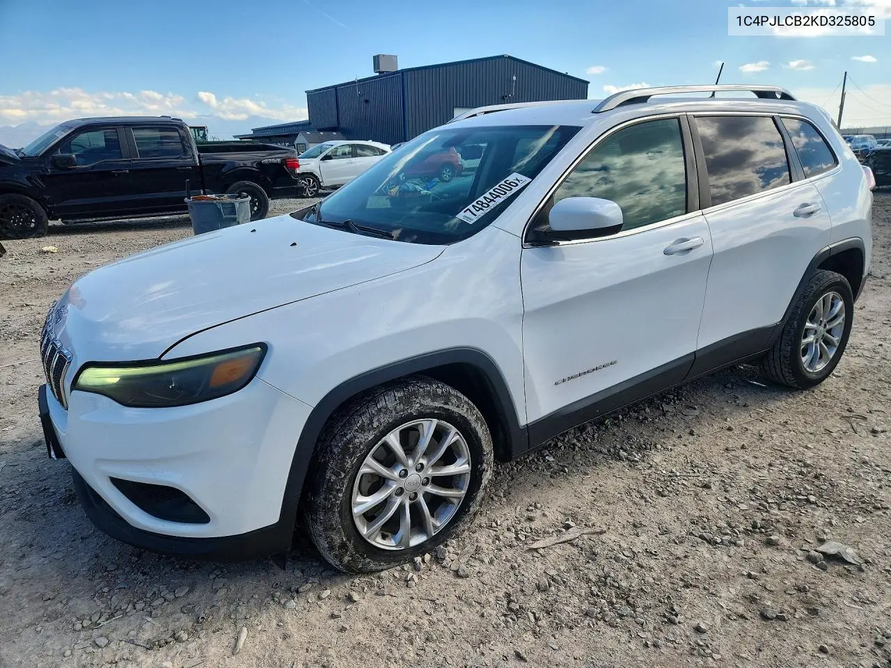 JEEP CHEROKEE 2019, VIN 1C4PJLCB2KD325805