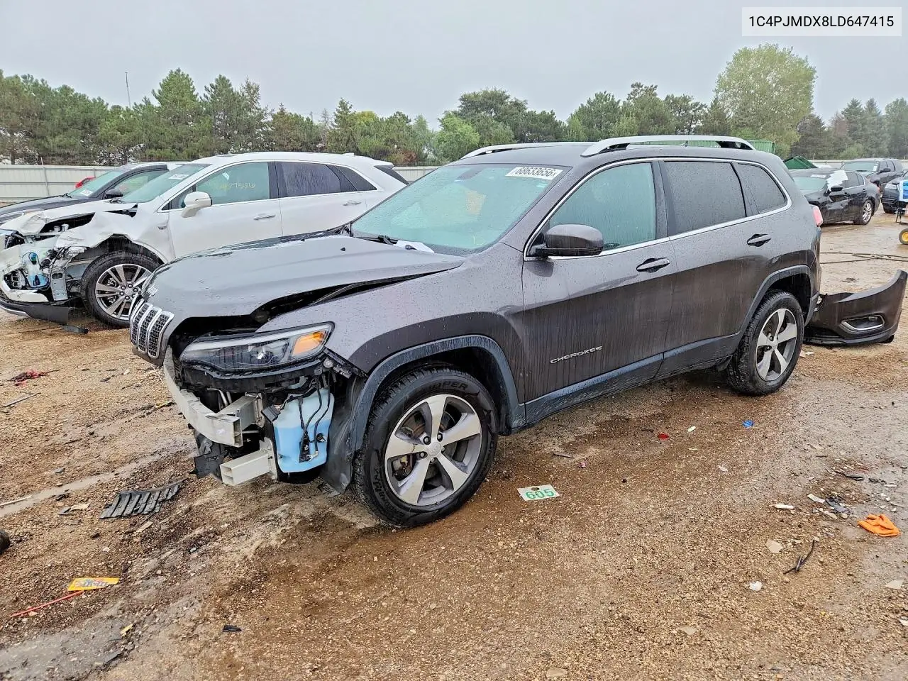 JEEP CHEROKEE 2020, VIN 1C4PJMDX8LD647415