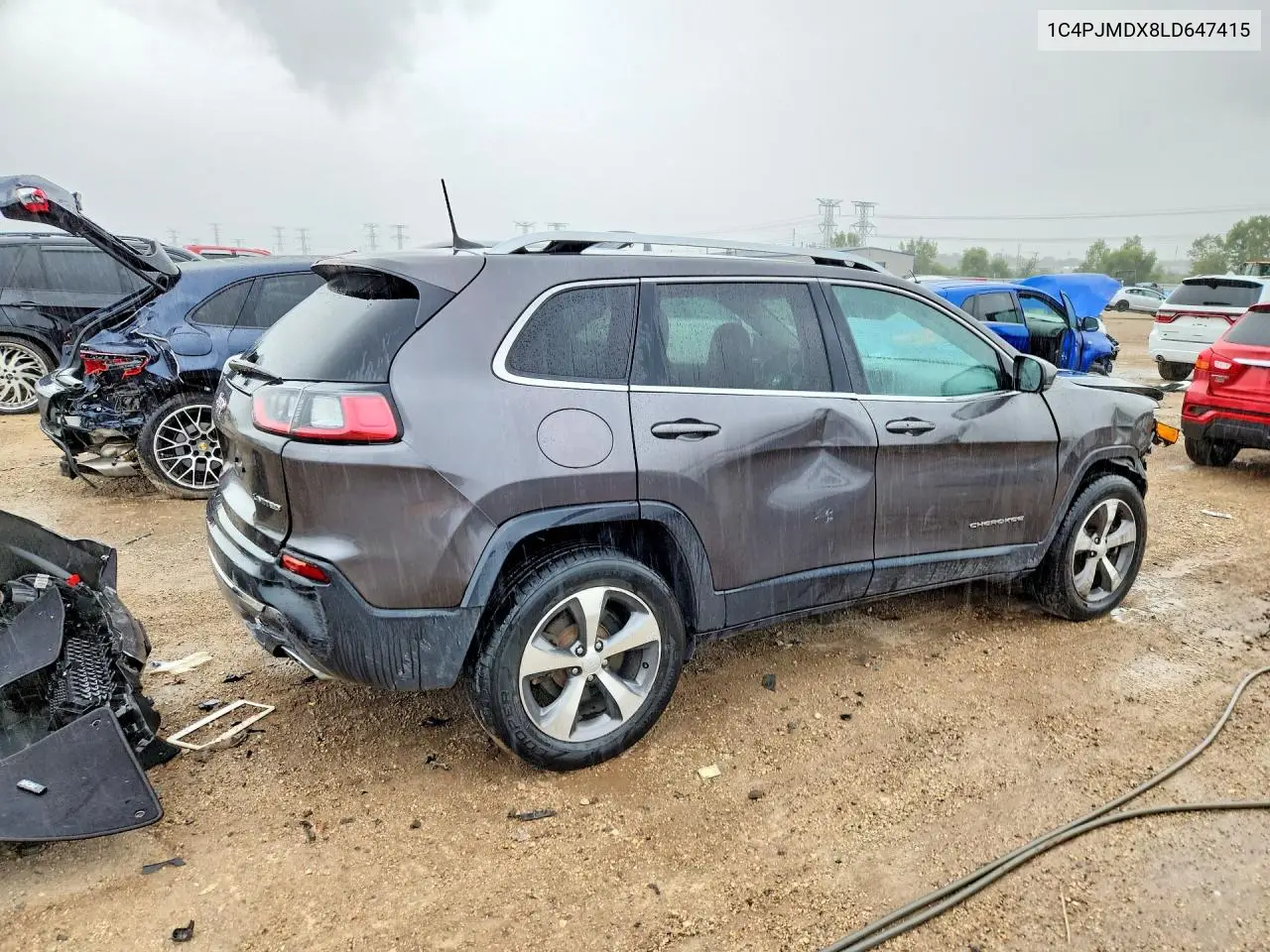 2020 JEEP CHEROKEE VIN 1C4PJMDX8LD647415 — фото 3
