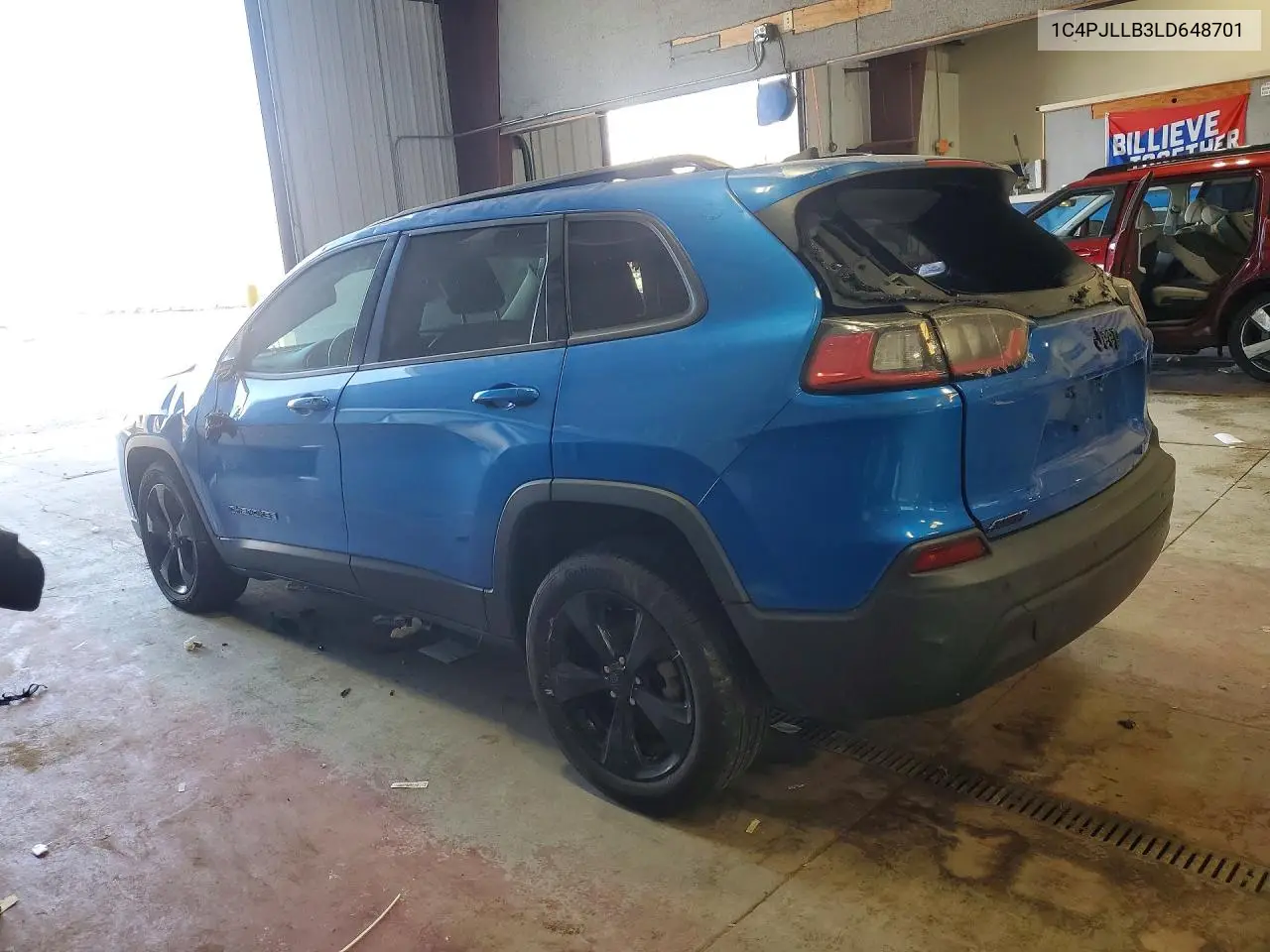 2020 JEEP CHEROKEE VIN 1C4PJLLB3LD648701 — фото 2