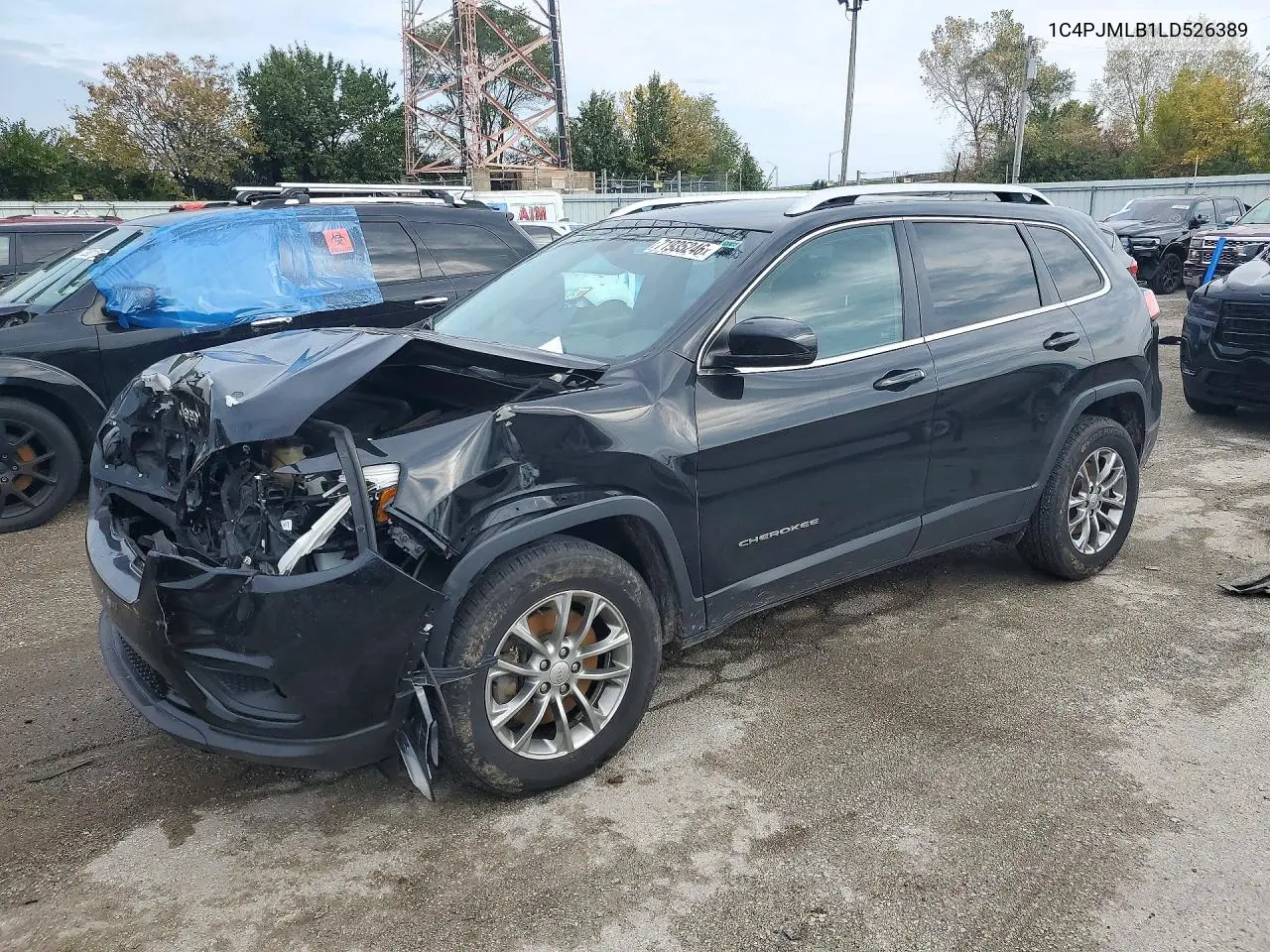 JEEP CHEROKEE 2020, VIN 1C4PJMLB1LD526389