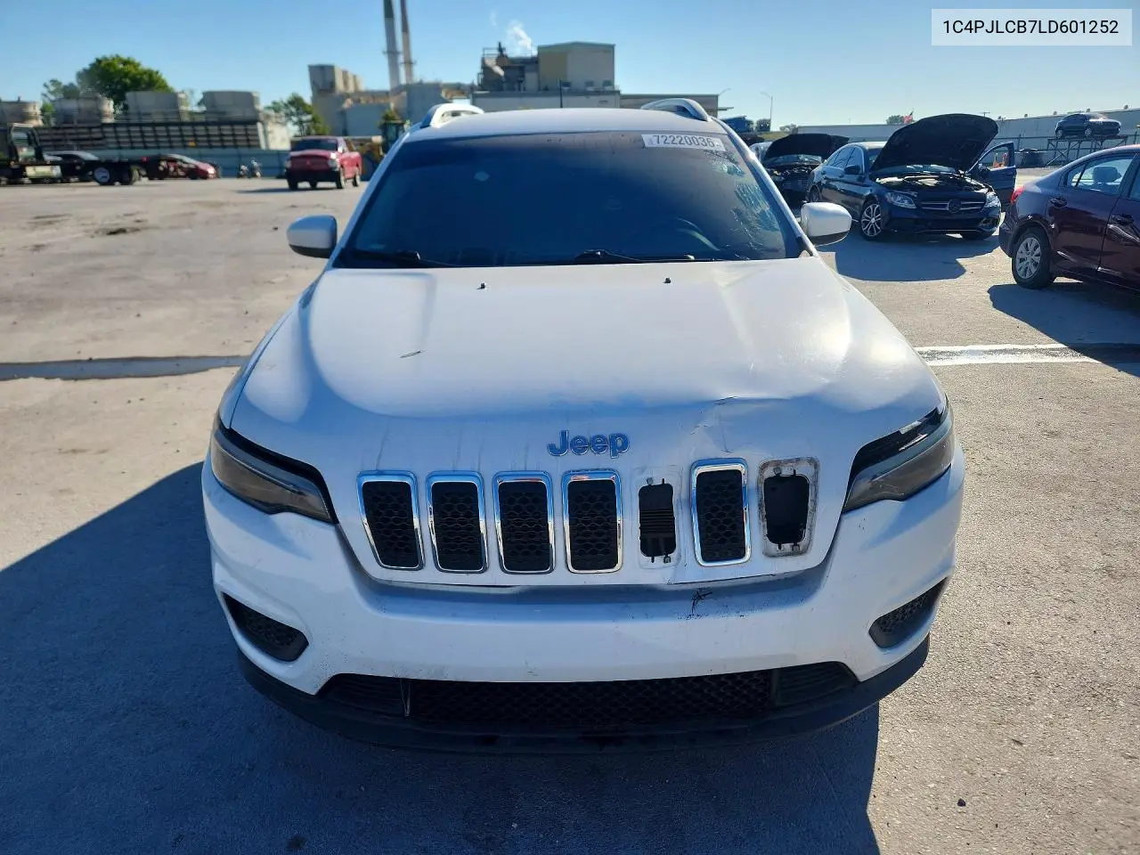 2020 JEEP CHEROKEE VIN 1C4PJLCB7LD601252 — фото 5