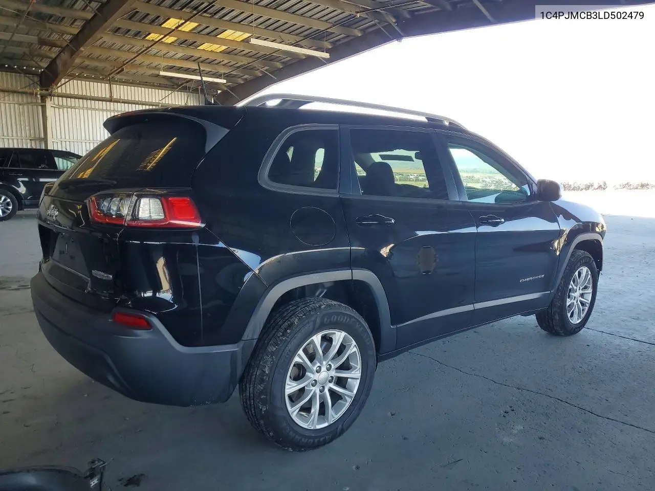 2020 JEEP CHEROKEE VIN 1C4PJMCB3LD502479 — фото 3
