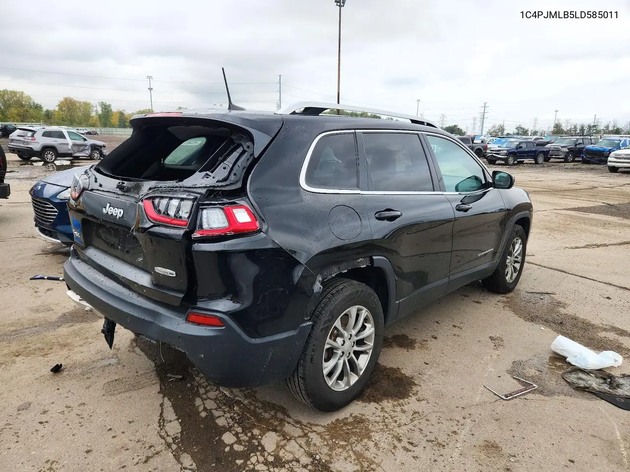 2020 JEEP CHEROKEE VIN 1C4PJMLB5LD585011 — фото 3