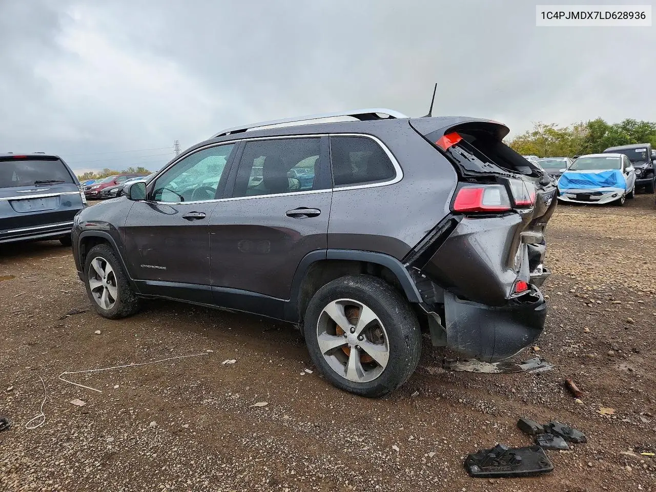 2020 JEEP CHEROKEE VIN 1C4PJMDX7LD628936 — фото 2