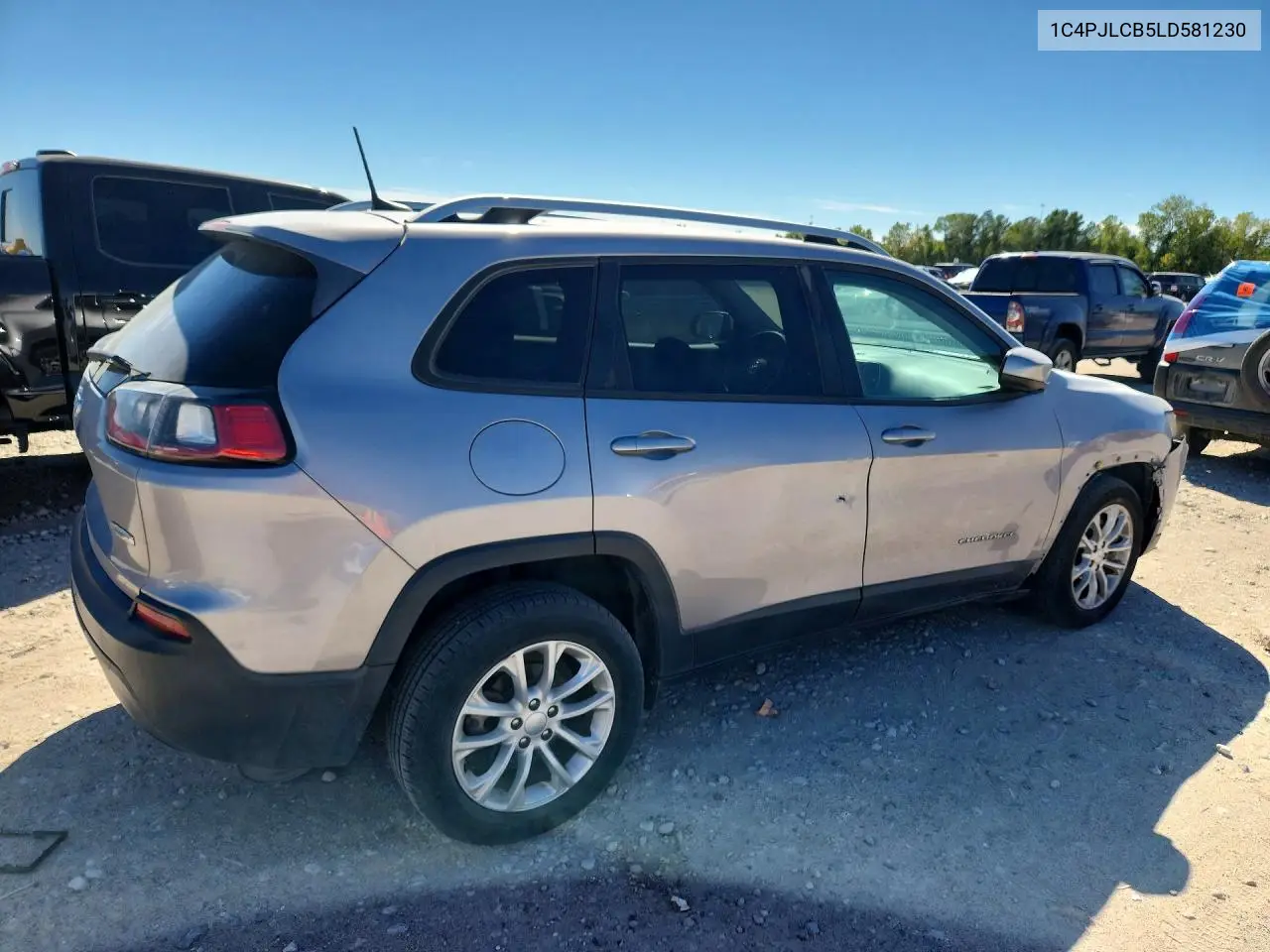 2020 JEEP CHEROKEE VIN 1C4PJLCB5LD581230 — фото 3