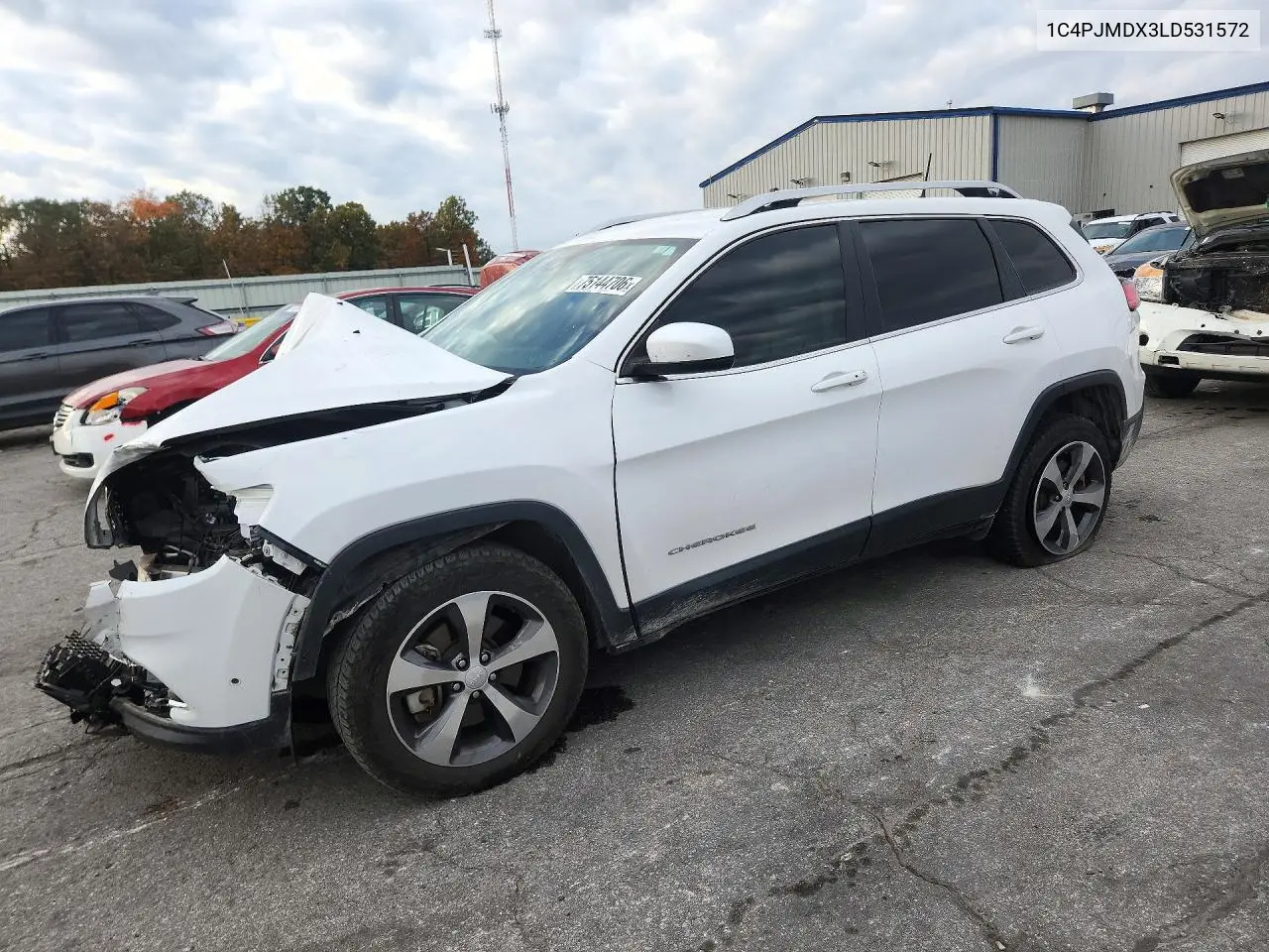 JEEP CHEROKEE 2020, VIN 1C4PJMDX3LD531572