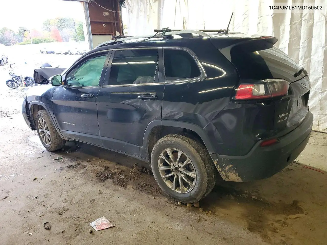 2021 JEEP CHEROKEE VIN 1C4PJMLB1MD160502 — фото 2