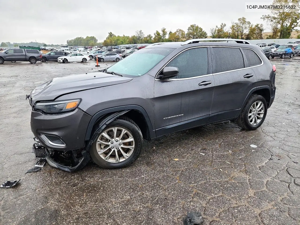 JEEP CHEROKEE 2021, VIN 1C4PJMDX7MD216632