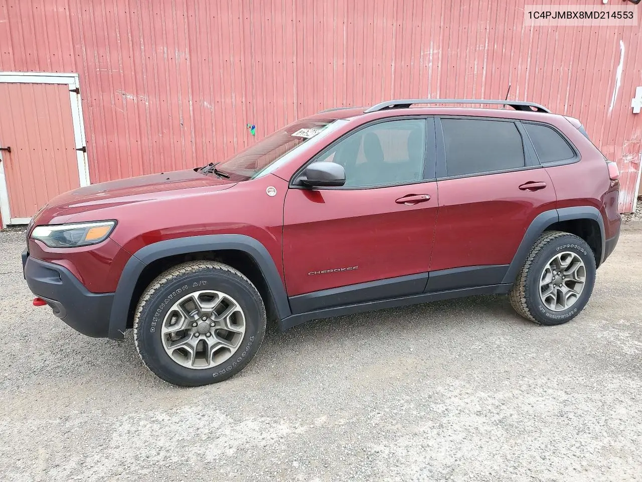 JEEP CHEROKEE 2021, VIN 1C4PJMBX8MD214553