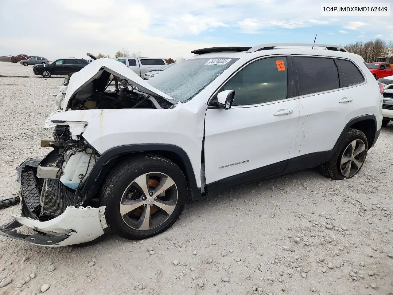 JEEP CHEROKEE 2021, VIN 1C4PJMDX8MD162449