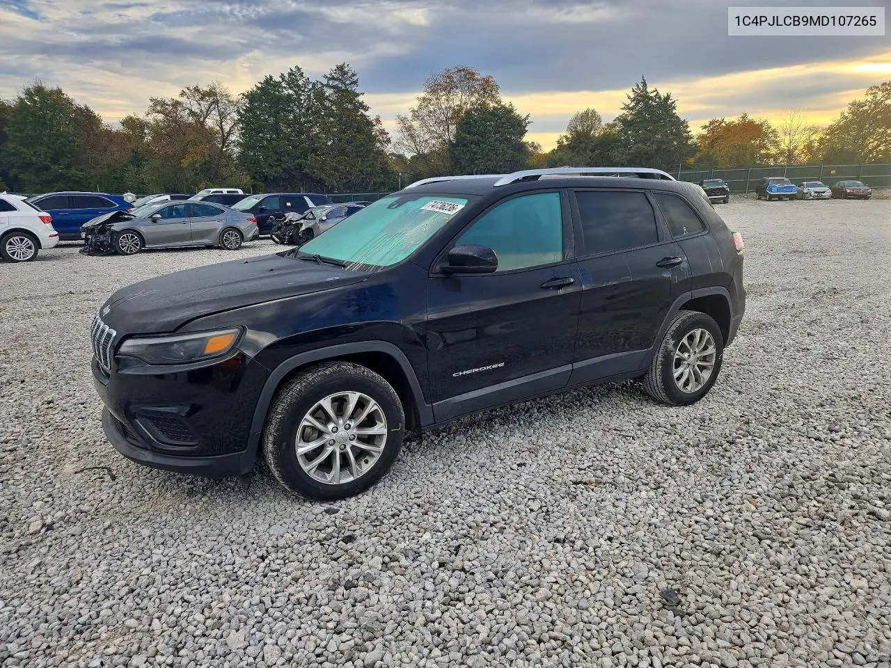 JEEP CHEROKEE 2021, VIN 1C4PJLCB9MD107265