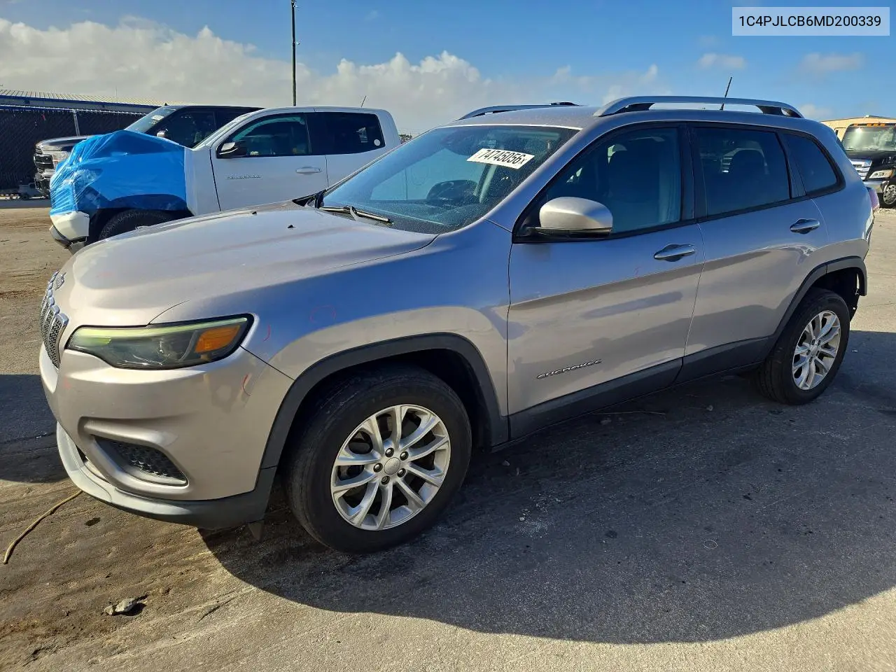 JEEP CHEROKEE 2021, VIN 1C4PJLCB6MD200339