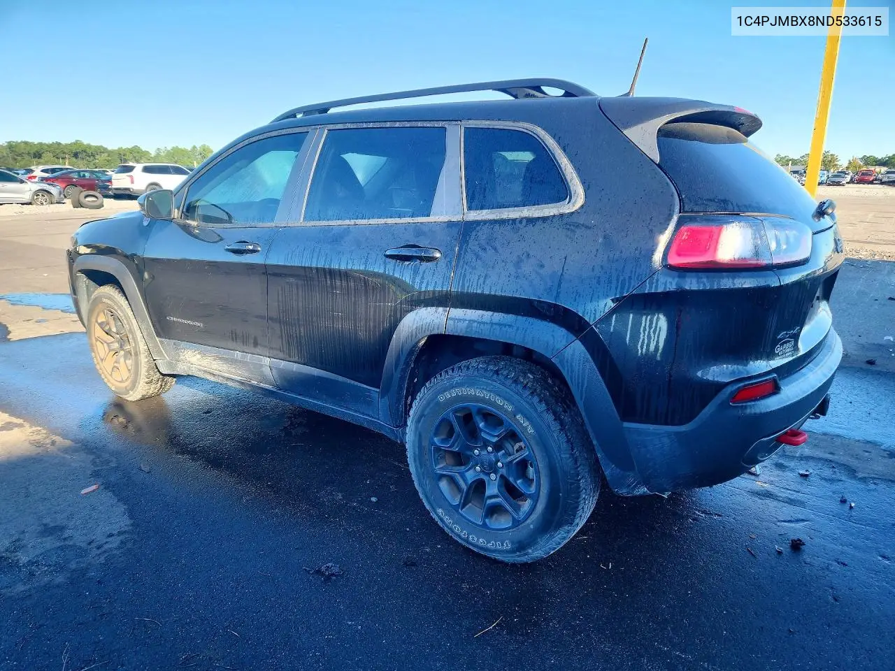 2022 JEEP CHEROKEE VIN 1C4PJMBX8ND533615 — фото 2