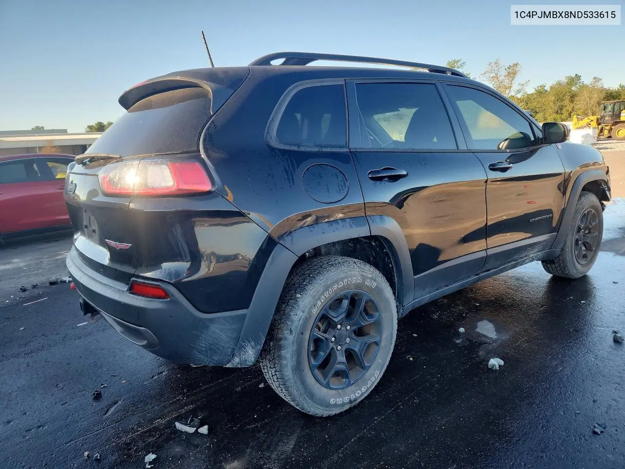 2022 JEEP CHEROKEE VIN 1C4PJMBX8ND533615 — фото 3
