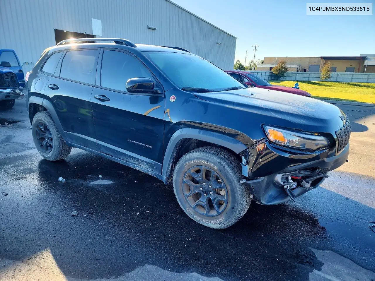 2022 JEEP CHEROKEE VIN 1C4PJMBX8ND533615 — фото 4