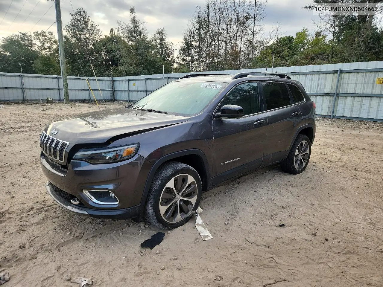 JEEP CHEROKEE 2022, VIN 1C4PJMDNXND504662
