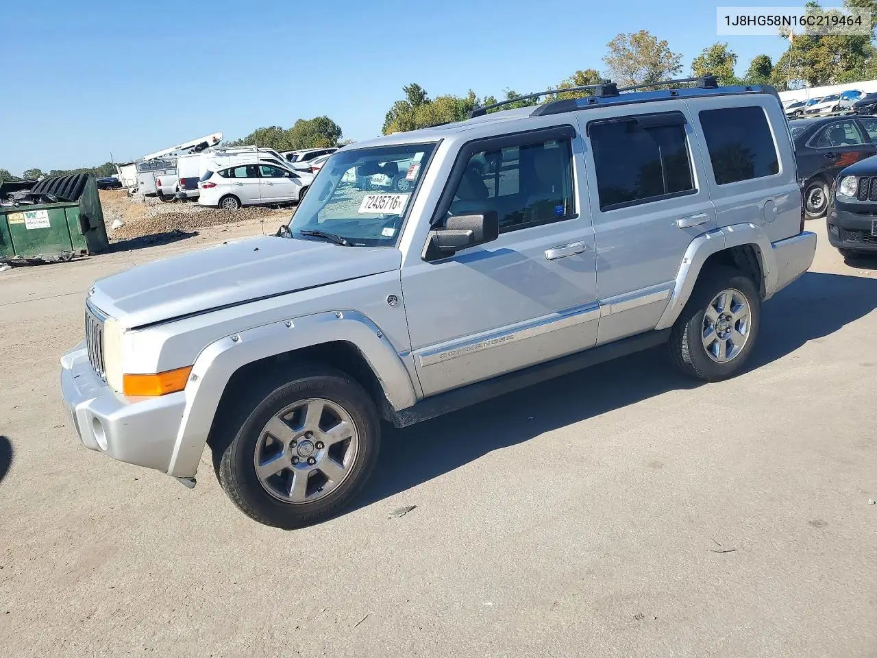 JEEP COMMANDER 2006, VIN 1J8HG58N16C219464
